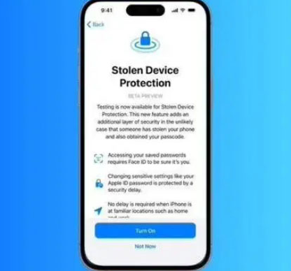 青龙苹果授权维修店分享被盗设备保护功能开启方法 