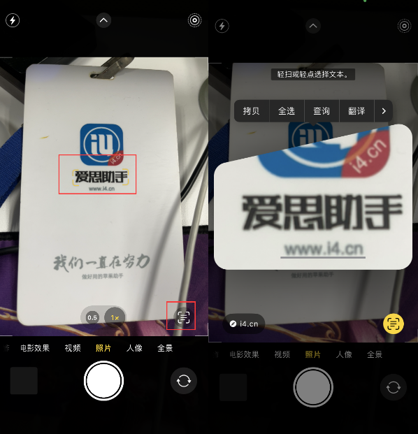 青龙苹果手机维修分享升级iOS 16后如何通过相机翻译文本 