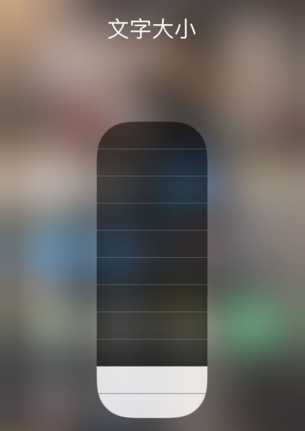 青龙苹果手机维修分享小技巧：在 iPhone 控制中心快速调节字体大小 