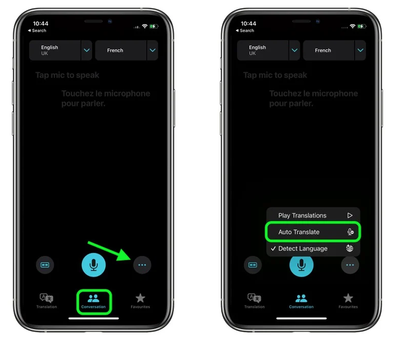 青龙苹果手机维修分享iOS 15 “翻译” App 新改进 